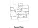 Second floor plan featuring recreation room, two bedrooms, exercise room, bathroom, and storage area at 30 Cherry Bark Dr, Youngsville, NC 27596