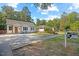 Charming white home with well-manicured lawn and 'For Sale' sign on a bright, sunny day at 606 E Club Blvd, Durham, NC 27704