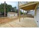 Inviting outdoor deck and backyard great for entertainment and relaxation at 625 New Road Rd, Raleigh, NC 27608