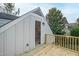 Exterior shot of deck off of bonus room at 625 New Road Rd, Raleigh, NC 27608