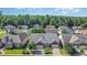 Charming duplex with attached garages, complemented by a well-manicured lawn and lush landscaping at 8007 Crookneck Dr, Angier, NC 27501