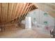 Unfinished attic space perfect for storage at 83 Calabria Ct, Clayton, NC 27527