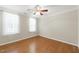 Inviting bedroom with hardwood floors and natural light from the windows at 83 Calabria Ct, Clayton, NC 27527