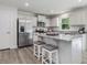 Charming kitchen featuring granite countertops and stainless steel appliances at 100 Haddonfield Ct, Franklinton, NC 27525