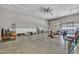 Spacious garage interior with high ceilings and ample room for storage and hobbies at 101 Ferndale Ct, Clayton, NC 27520