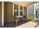 Relaxing front porch with comfortable chairs, offering a great space to unwind and enjoy the fresh air at 1168 Great Ridge Pkwy, Chapel Hill, NC 27516