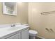 Bathroom sink and toilet combination with white fixtures at 1320 Park Glen Drive Dr # 204, Raleigh, NC 27610