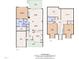 Detailed floor plan showcasing the layout of the home, including room dimensions and key features at 1326 Fairview Club Dr, Wake Forest, NC 27587