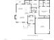 Detailed floor plan showcasing the layout of the home, including the living room, kitchen, and bedrooms at 172 Fox Run Ct, Benson, NC 27504