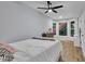 Bedroom with bay windows and wood floors at 2095 Woodberry Dr, Clayton, NC 27527