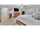 Bedroom includes a media center, safe and neutral finishes at 2095 Woodberry Dr, Clayton, NC 27527