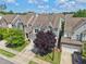 Aerial view of the home, with multiple other homes nearby at 2323 Pindos Dr, Cary, NC 27519