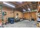 Spacious outbuilding or workshop with unfinished walls and gravel floor at 2816 Keck Dr, Burlington, NC 27215