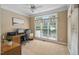 Office space with a large window and desk at 315 Birdwood Ct, Cary, NC 27519