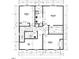 Second level floor plan features three bedrooms, including a primary suite, and a recreational room at 371 Water Tower Rd, Moncure, NC 27559