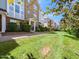 Charming townhome with brick and vinyl siding, neatly landscaped front yard at 3825 Cary Glen Blvd, Cary, NC 27519