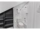 Clean bathroom with modern fixtures and a shower and tub at 406 E Whitaker Mill Rd, Raleigh, NC 27608