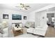 Spacious and inviting living room with plenty of room for entertaining and relaxing with Gathering at 444 Campbell Ridge Pl, Wendell, NC 27591
