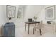Bright attic featuring a workspace with a desk and shelving. Perfect for a home office at 716 Beddingfield Dr, Knightdale, NC 27545