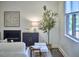 Bright and airy living room featuring a faux tree, modern decor, and natural light at 931 Ramseur St, Durham, NC 27701
