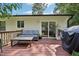Comfortable outdoor seating on deck, ideal for enjoying backyard grilling at 1104 Suterland Rd, Cary, NC 27511
