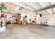 Spacious two-car garage with ample storage space, perfect for organizing tools and equipment at 1502 Spring Overlook Ln, Hillsborough, NC 27278