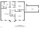 Upstairs floor plan featuring the primary bedroom, additional bedrooms, and attic space at 1524 Wedgewood Dr, Graham, NC 27253