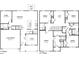 Detailed two-story floor plan showcasing the layout of the home, including rooms and dimensions at 195 Babbling Creek Dr, Youngsville, NC 27596