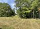 Backyard featuring a grassy field with trees at 265 Eason Creek Way, Clayton, NC 27527