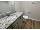 Bathroom featuring a single sink, a toilet, and a shower at 265 Eason Creek Way, Clayton, NC 27527