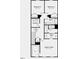Upstairs floorplan featuring three bedrooms, including the owner's suite, two baths, a laundry, and linen closet at 2726 Sammish Way, Wake Forest, NC 27587
