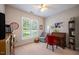Comfortable bedroom with a window view and space for relaxing at 413 Great Smokey Mountain Dr, Mebane, NC 27302