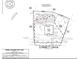 Detailed location plan shows the house position on the lot and its surroundings at 497 Corbett Dr, Pittsboro, NC 27312