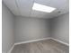 Unfinished basement space featuring laminate wood flooring and recessed lighting at 500 Walcott Way, Cary, NC 27519