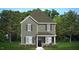 Charming two-story home featuring a mix of siding textures and welcoming front porch at 561 Lemon Daisy Ln, Knightdale, NC 27545
