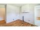 Hardwood floors and a spacious closet make this bedroom comfortable and functional at 605 Sagefield Way, Henderson, NC 27537