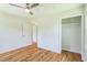 Bedroom featuring hardwood floors, closet and natural light at 605 Sagefield Way, Henderson, NC 27537