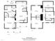 Detailed floor plan showcases the layout of the first and second floor, with measurements of rooms at 605 W Holt St, Mebane, NC 27302