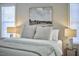Detailed view of a comfortable bedroom featuring decor, bedding, and neutral color scheme at 808 Historian St, Raleigh, NC 27603