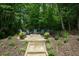 Cozy backyard fire pit area with comfortable seating, perfect for outdoor gatherings and relaxing evenings at 90 Weatherly Dr, Franklinton, NC 27525