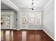 Dining area with access to the deck, perfect for casual dining, and bright lighting at 9220 Cornwell Dr, Wake Forest, NC 27587