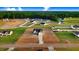 Aerial view of a new home and its spacious surroundings, with other homes nearby at 9427 Turkey Way, Middlesex, NC 27557