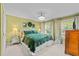 Charming bedroom with a queen-sized bed, bright accents, and ample natural light at 1008 Old Meetinghouse Way, Raleigh, NC 27615