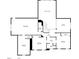 Upstairs floor plan featuring four bedrooms, three bathrooms, a bonus room, and an office space at 1008 Old Meetinghouse Way, Raleigh, NC 27615