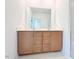 Bathroom featuring a large vanity with double sinks, ample storage, and modern fixtures at 1015 Regalia Rd # 27, Durham, NC 27713