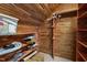 Unique cedar closet with ample shelving and hanging space for organized storage solutions at 102 Alidade Ct, Cary, NC 27513