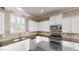 Contemporary kitchen showcasing stainless steel appliances and plenty of counter space at 112 Salmon River Dr, Durham, NC 27705