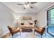 Sun-filled living room with sliding door, minimalist decor, and sleek, comfortable seating at 1221 Teakwood Pl, Raleigh, NC 27606