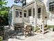 Inviting backyard with a stone patio, perfect for outdoor entertaining and relaxation at 1512 St. Mary'S St, Raleigh, NC 27608