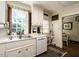 Bright kitchen area showcasing a stainless steel sink and spacious countertops at 1512 St. Mary'S St, Raleigh, NC 27608